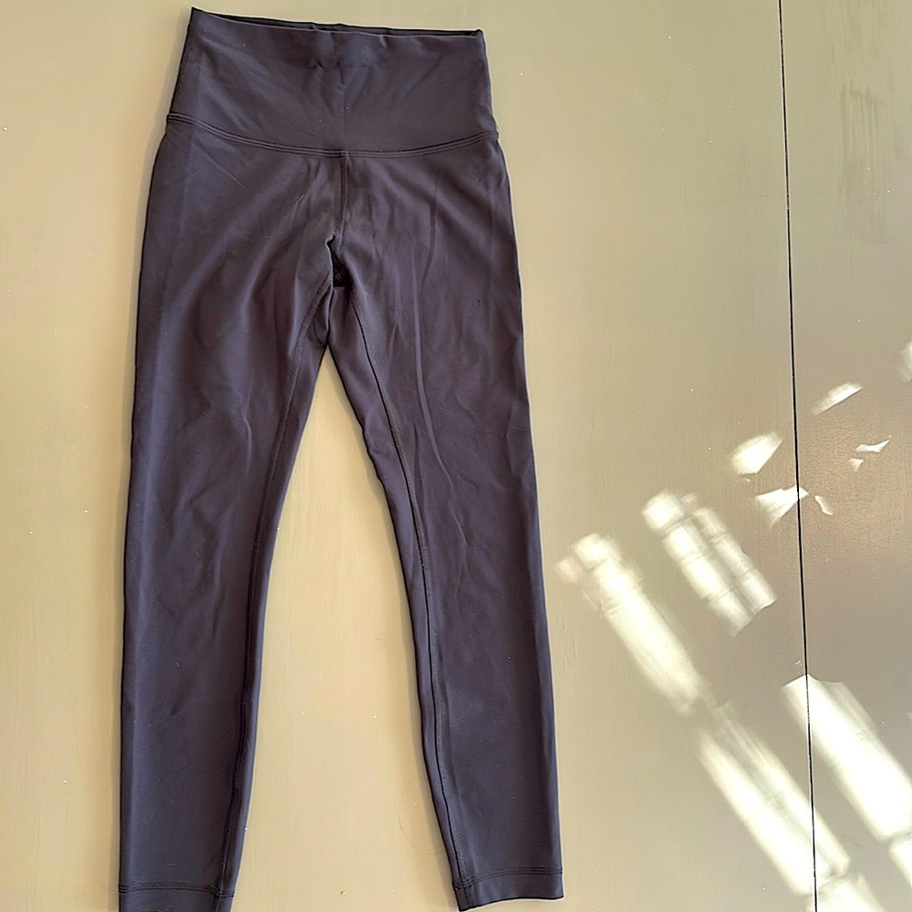 Lululemon Olive Green Hi-Rise Wunder Train Tight